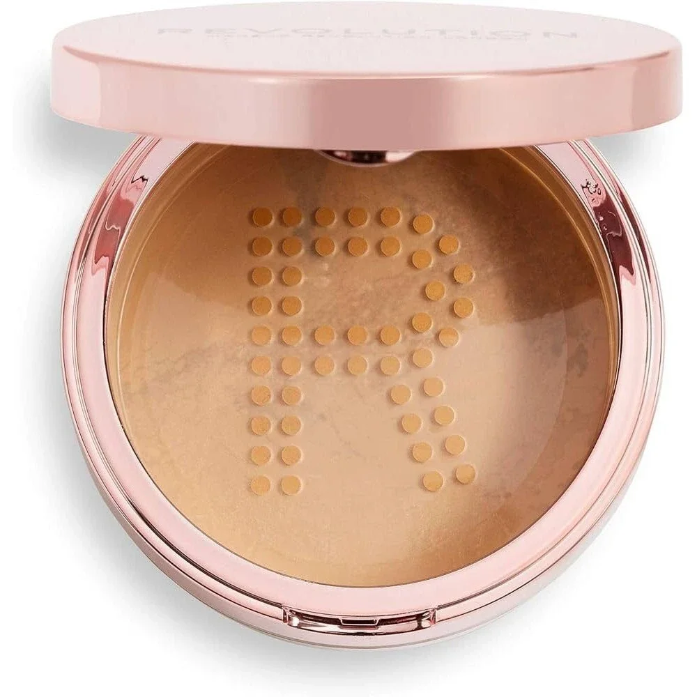 089/ Makeup Revolution Conceal & Fix Setting Powder - Deep Honey